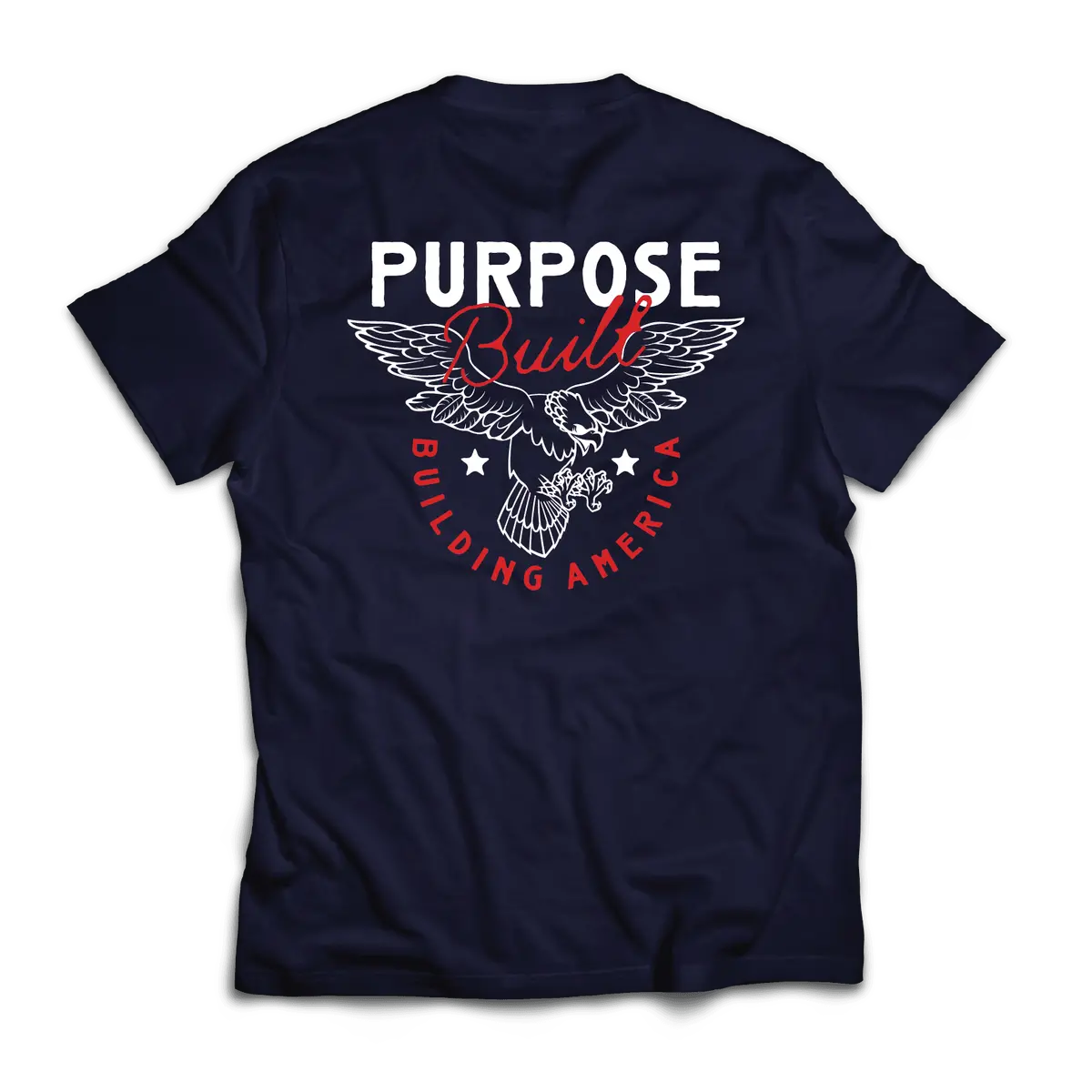 Building America Tee, True Navy 1