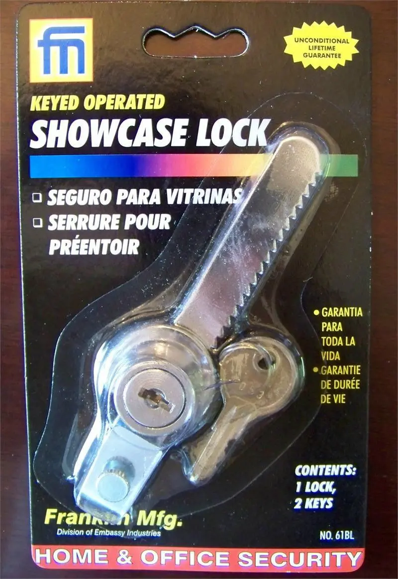 Showcase Lock, Key Operated 1