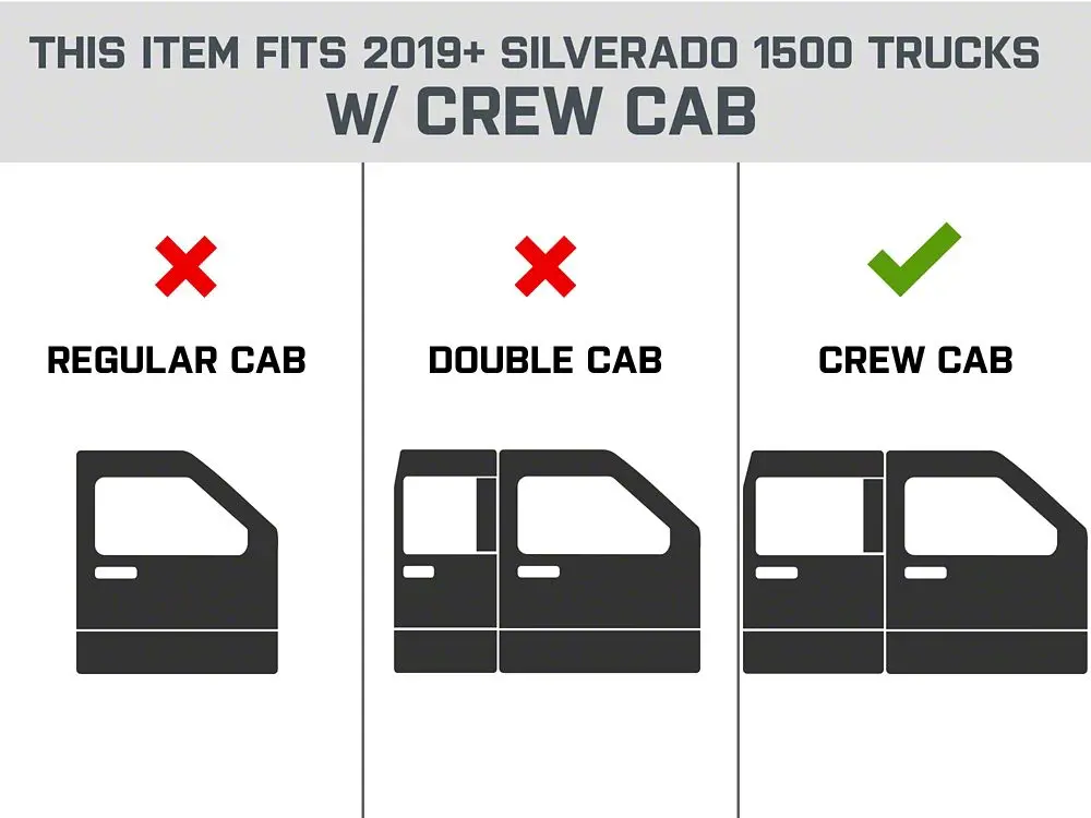 Barricade Saber 5" Aluminum Side Steps – Stainless Steel Cover Plates for 2020–2025 GMC Sierra 2500 HD Crew Cab