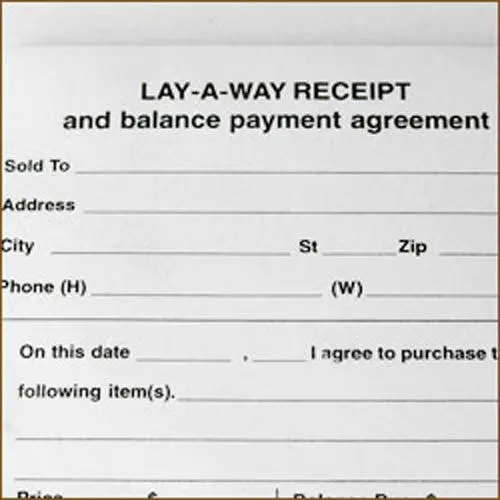 Single Lay-Away Forms 1