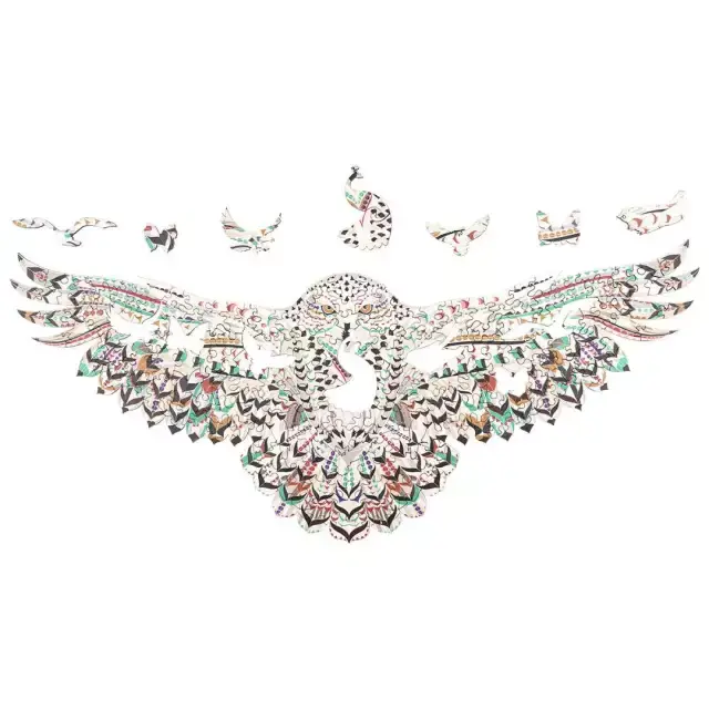 Owl Puzzle - Wooden Jigsaw Puzzle 2