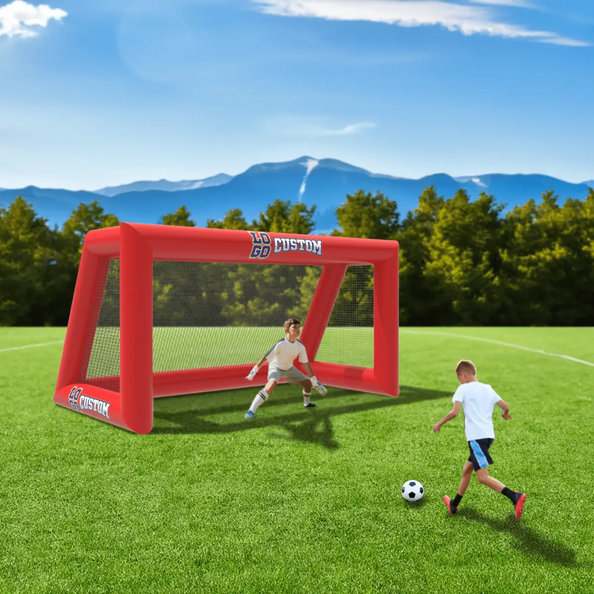 Custom Inflatable Soccer Goals 2
