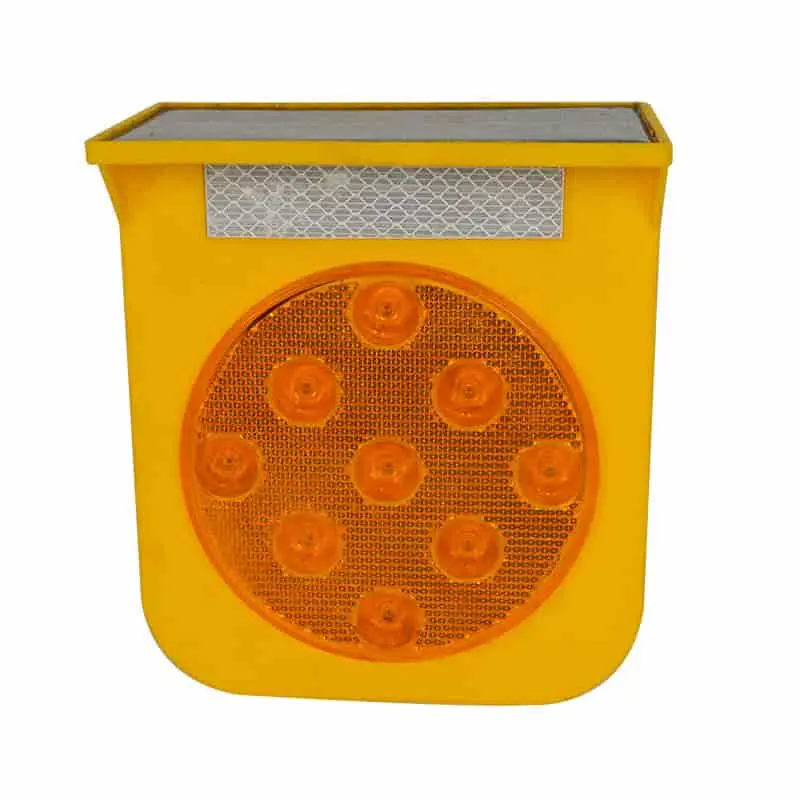 Solar Powered Barricade Warning Light For Traffic Cone & Guardrail 1