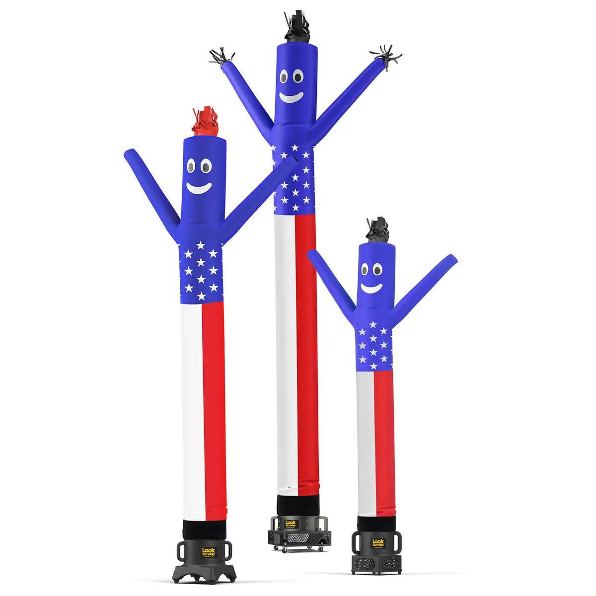 American Flag Air Dancers® Inflatable Tube Man 1