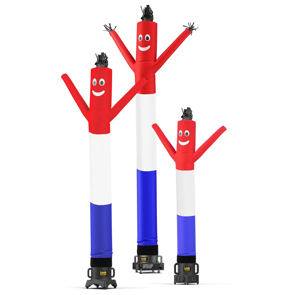 Air Dancers® Inflatable Tube Man Red, White, And Blue Usa 1