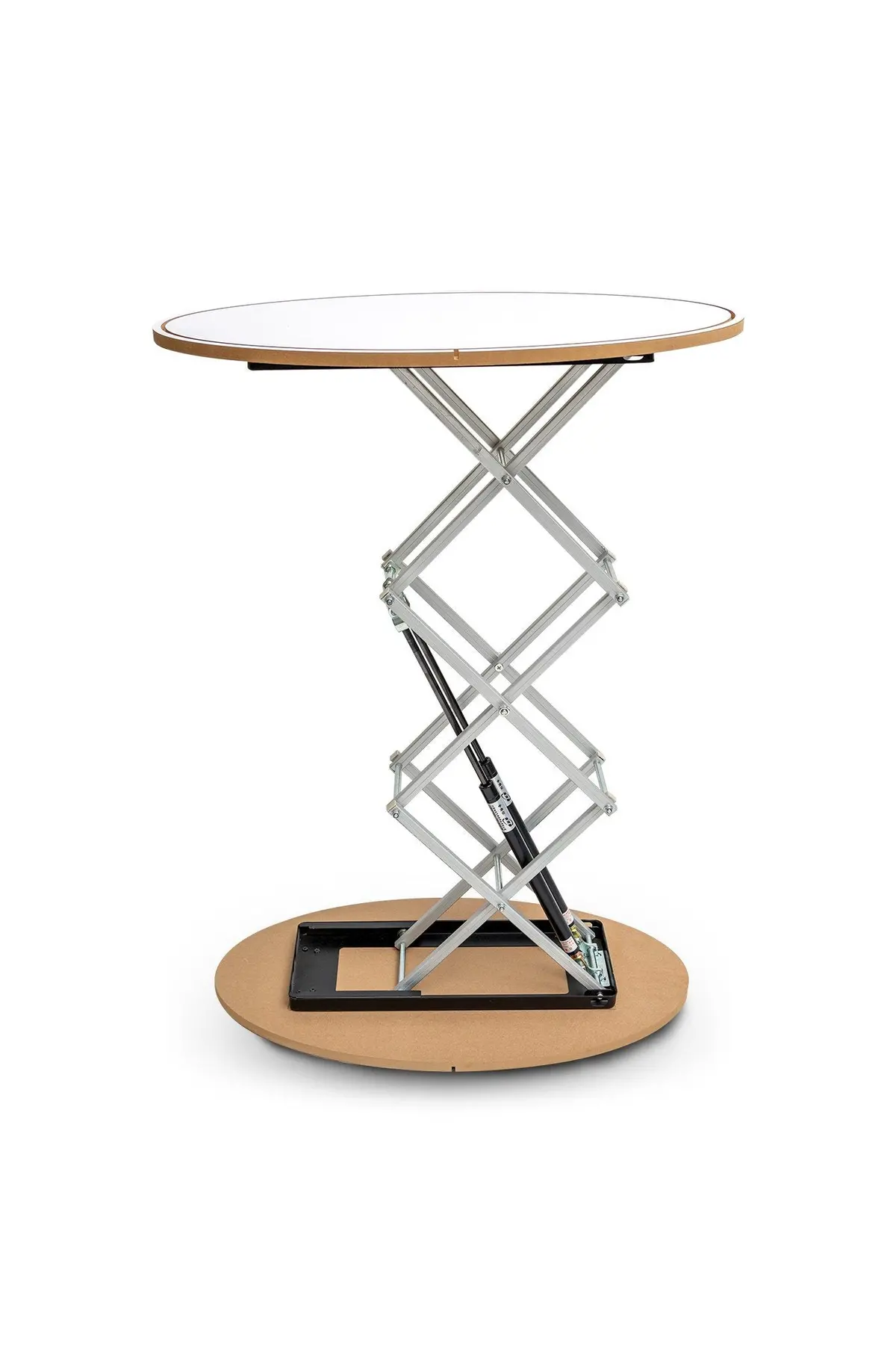 Custom Oval Spring-Up Trade Show Podium 2