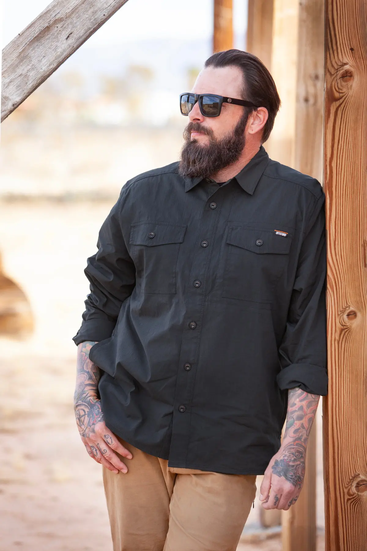 Echo Bravo Ls Shirt - Vintage Black 2