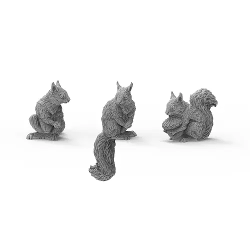 Squirrels - Unpainted 1