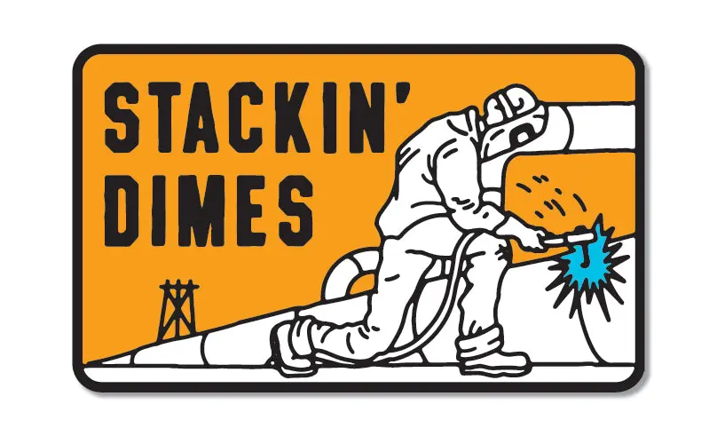 Stackin' Dimes Sticker - 3In 1
