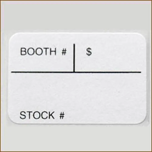 Stock Printed Labels (300/Pack) 1