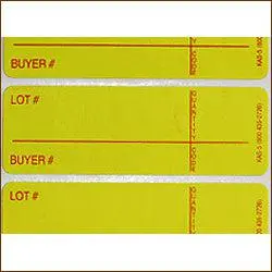 Style 5 Lotting Label - Super Stick (1000/Roll) 1