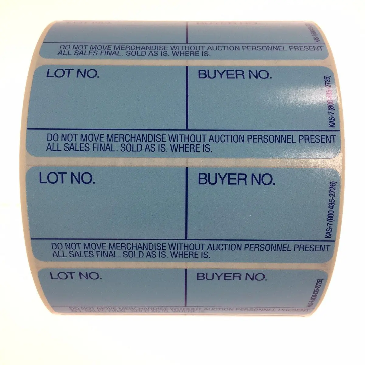 Style 7 Lotting Label - E-Z Off (1000/Roll) 1