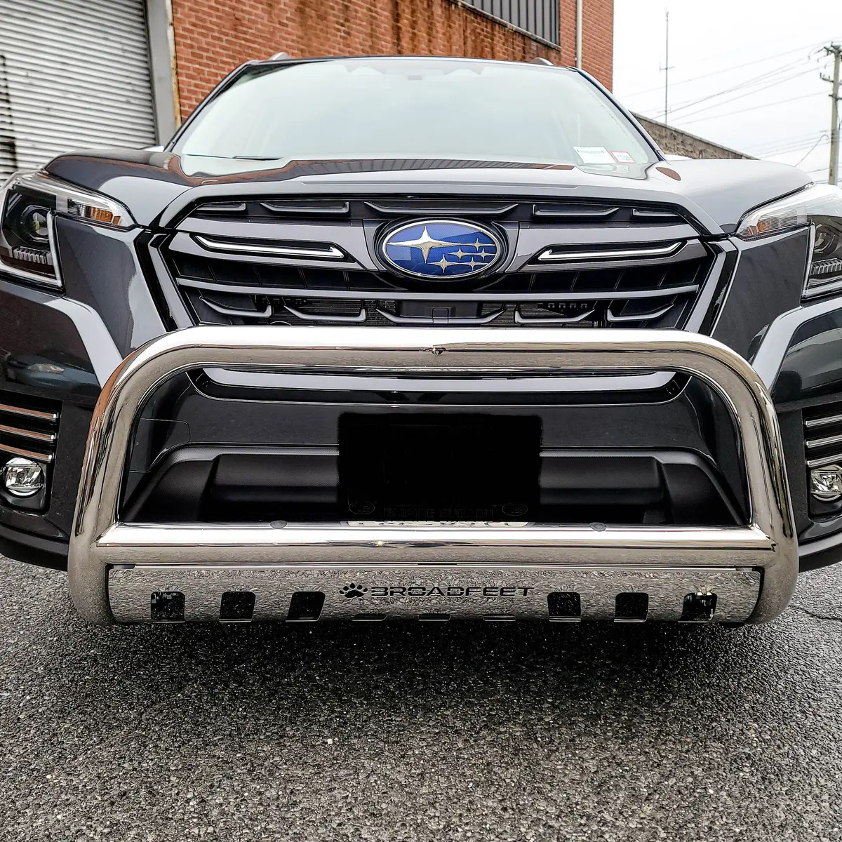 Front Bull Bar With Skid Plate (Dw6) Bumper Guard Fits Subaru Forester 2022-2025 2