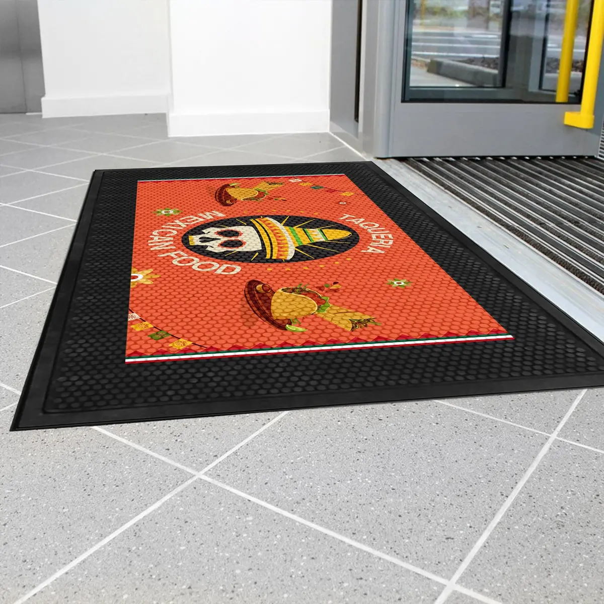 Custom Superscraper Rubber Door Mat 7