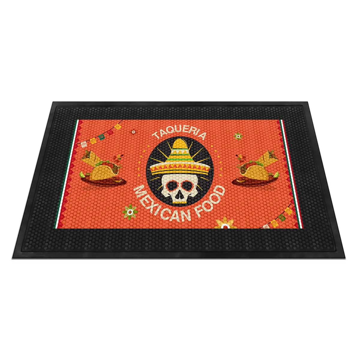 Custom Superscraper Rubber Door Mat 3