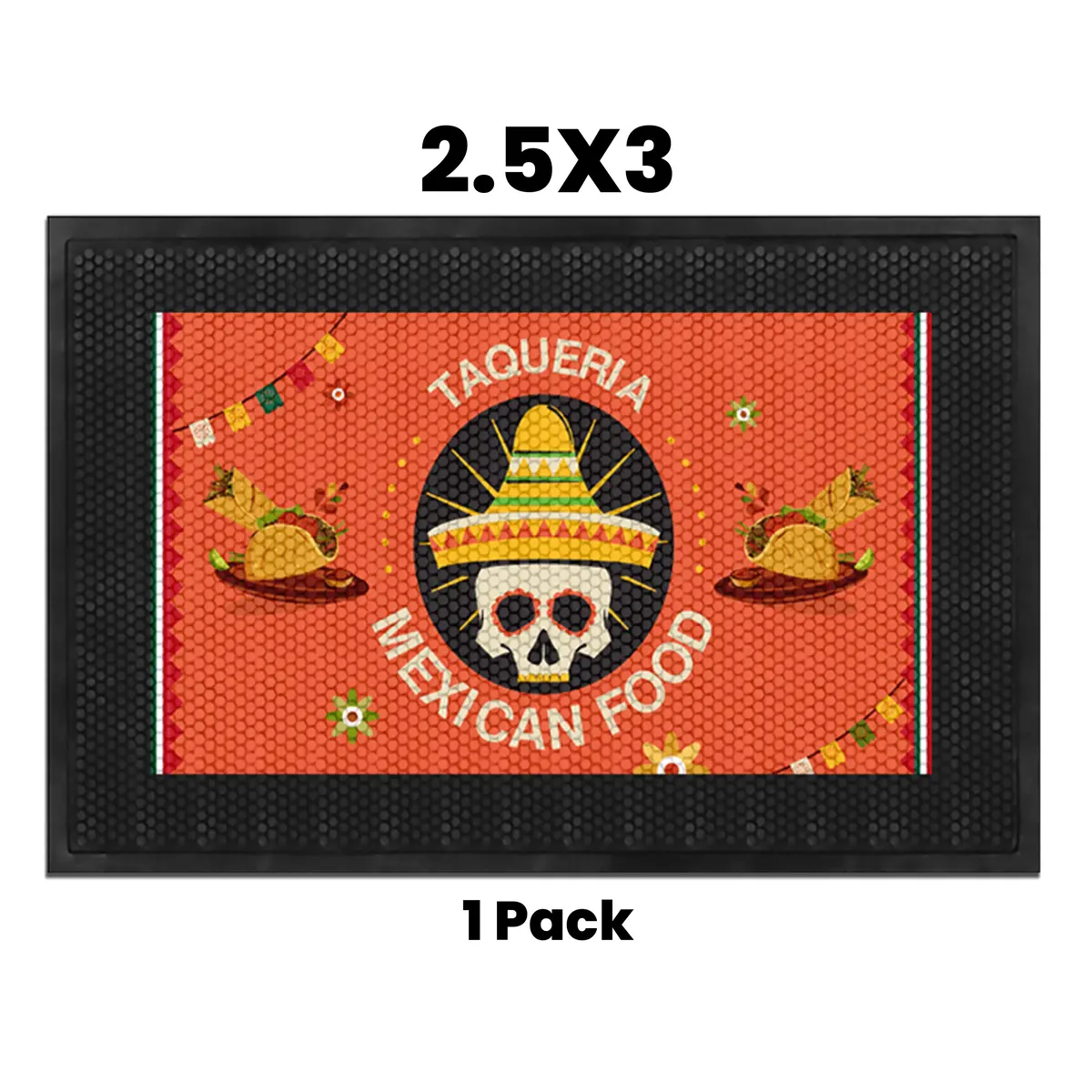 Custom Superscraper Rubber Door Mat 9