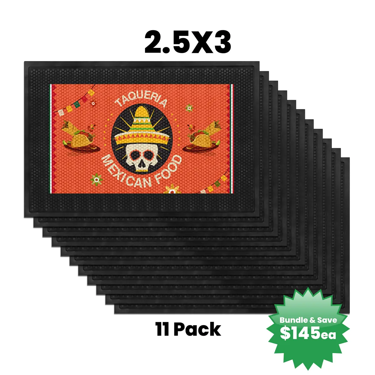 Custom Superscraper Rubber Door Mat 12