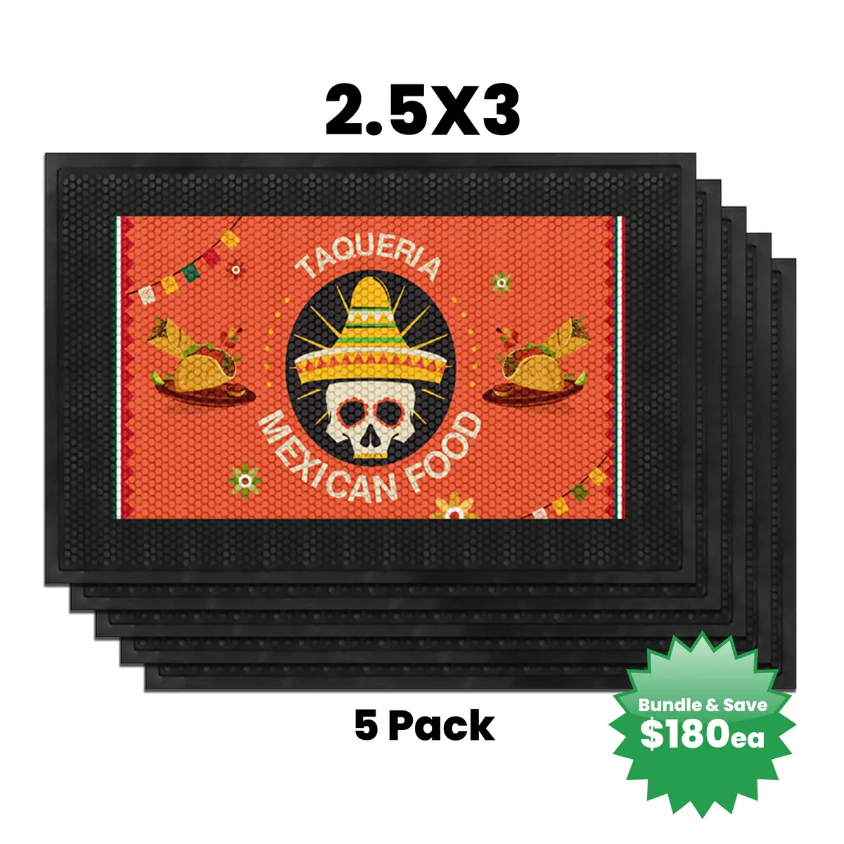Custom Superscraper Rubber Door Mat 11