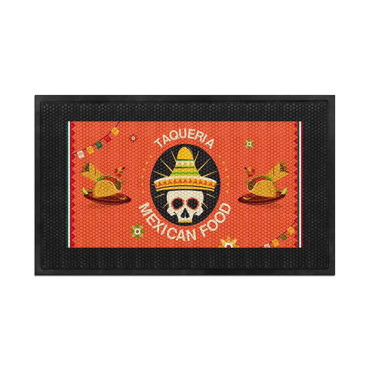 Custom Superscraper Rubber Door Mat 1