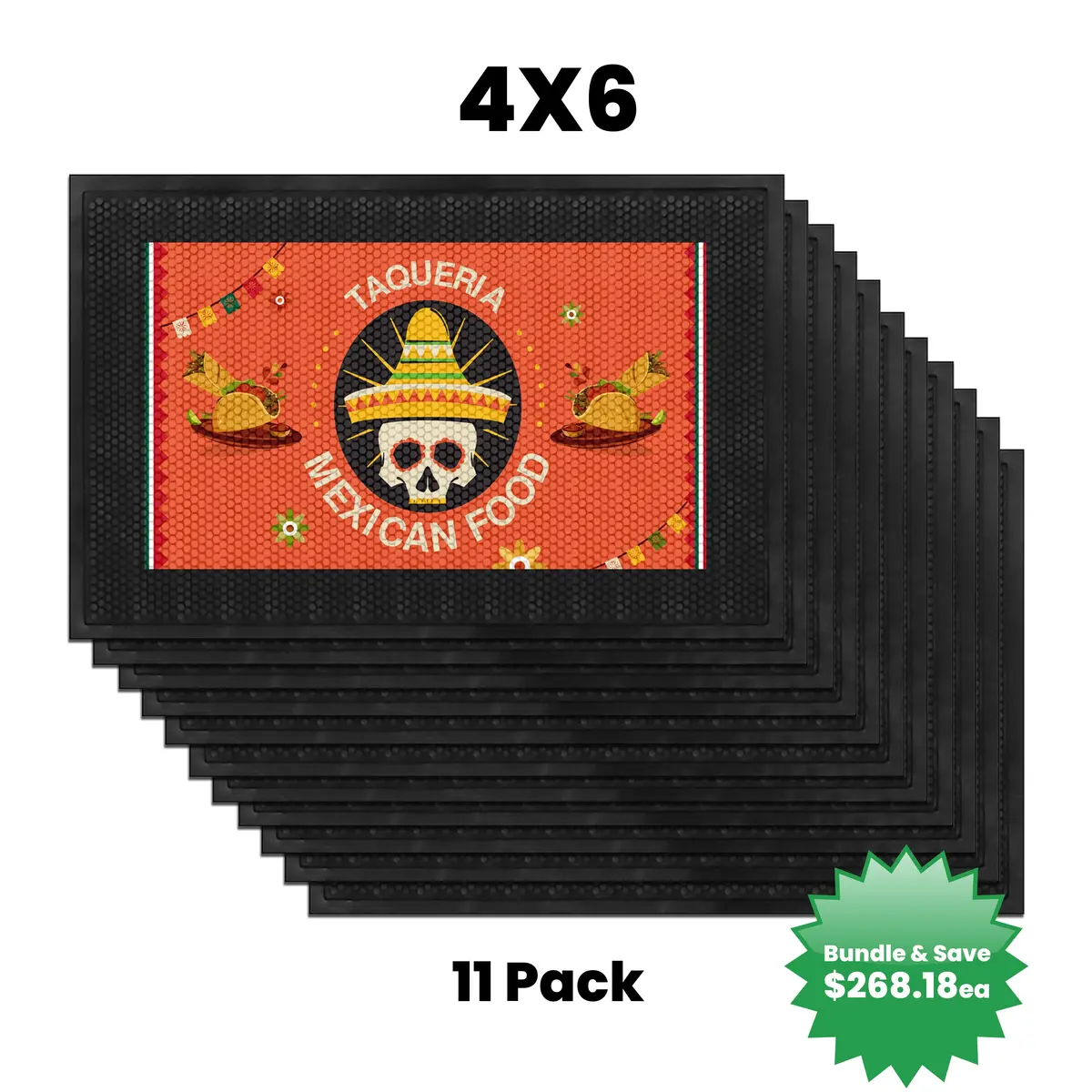Custom Superscraper Rubber Door Mat 16