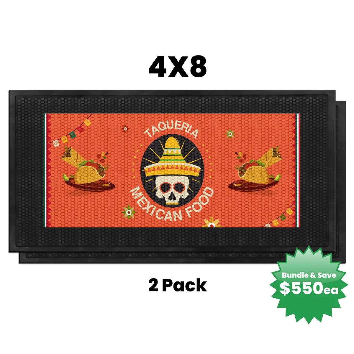 Custom Superscraper Rubber Door Mat 18