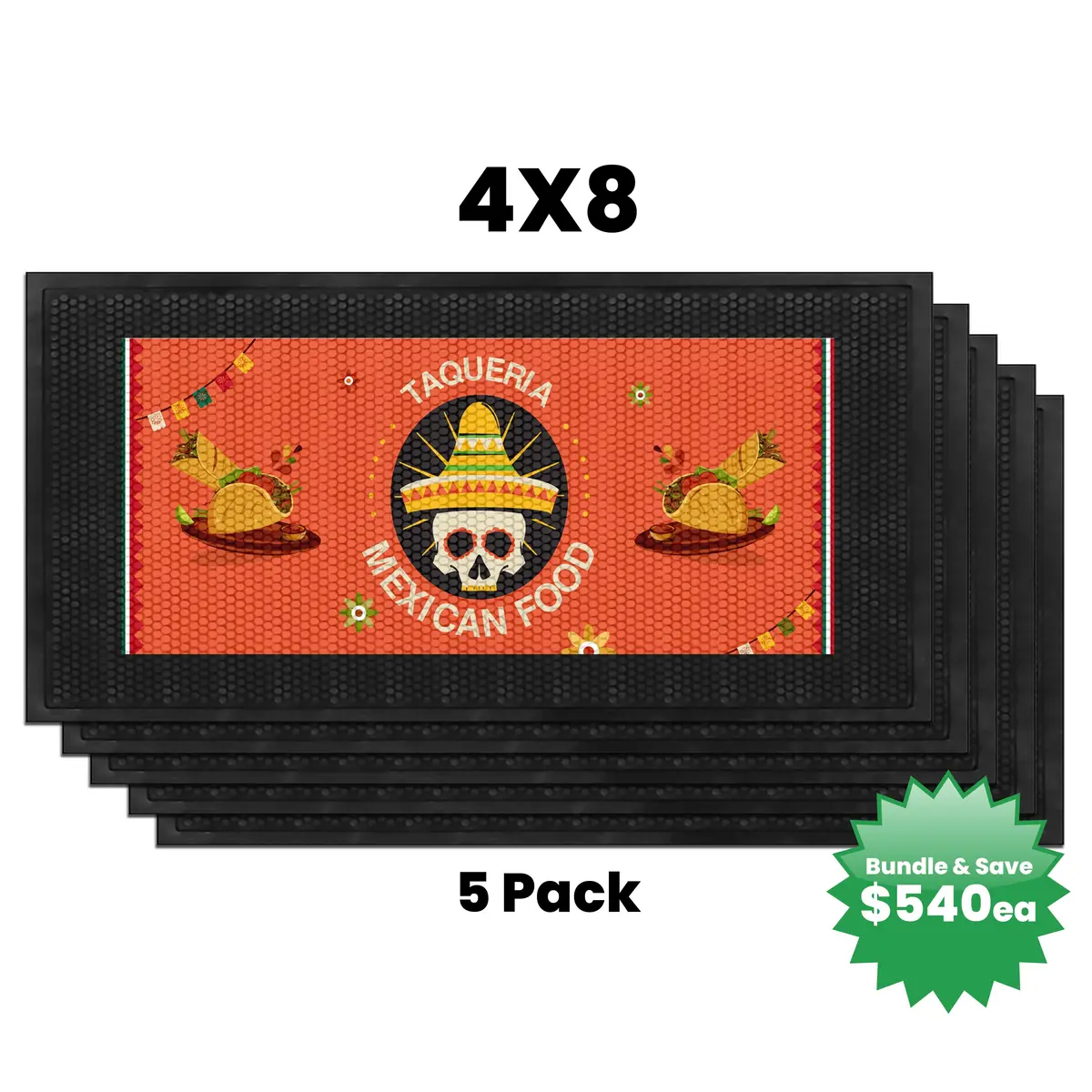 Custom Superscraper Rubber Door Mat 19