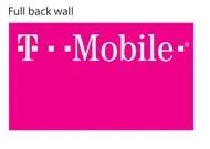 10Ft X 10Ft Full Back Wall - T-Mobile - Pink 1