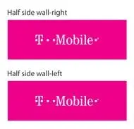 10Ft X 10Ft Side Wall Set - T-Mobile - Pink 1