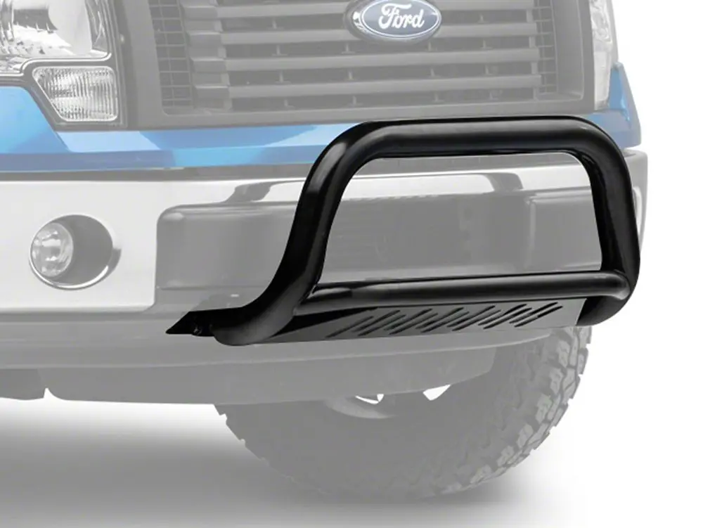 Barricade 3-Inch Gloss Black Bull Bar with Skid Plate for 2011–2025 Ford F-150 (2.7L/3.5L EcoBoost, Excludes Raptor)