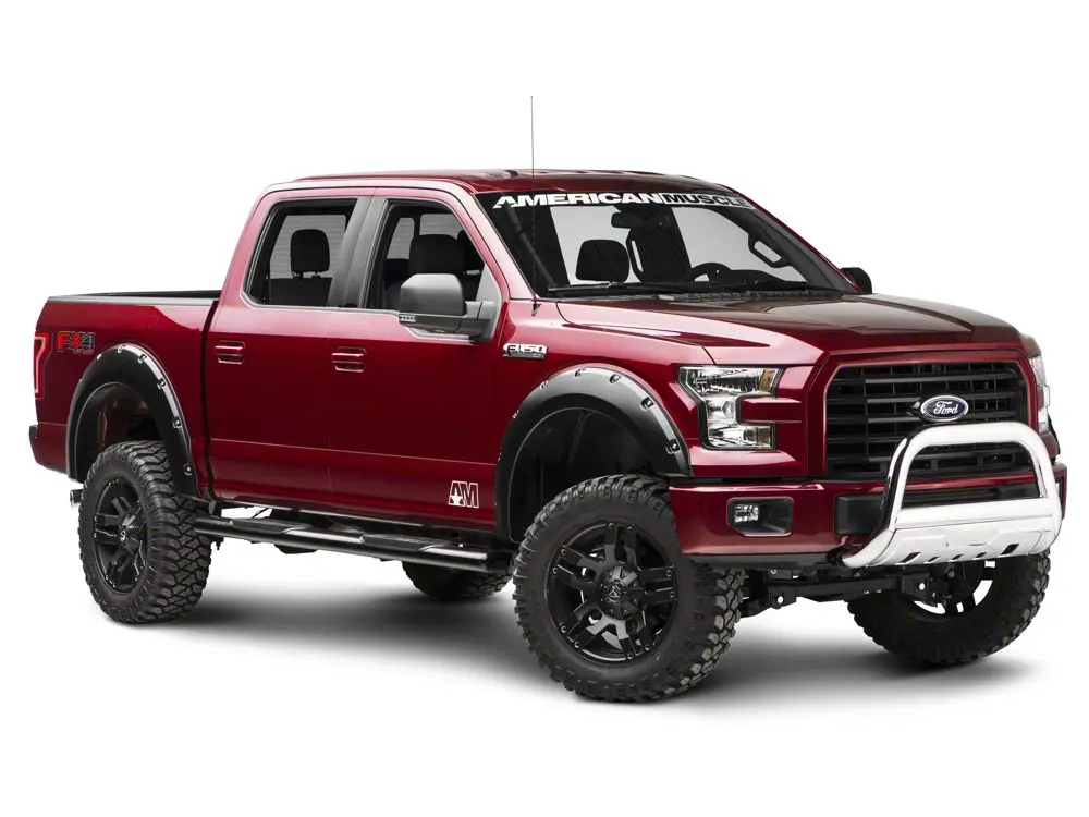 Barricade 3.50-Inch Bull Bar; Stainless Steel (04-25 F-150, Excluding Raptor) 2