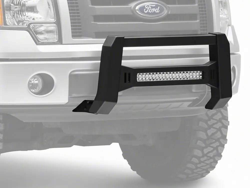 Barricade XHD Black Bull Bar with Integrated Dual-Row LED Light Bar – Universal Fit for 2004–2025 Ford F-150 (Non-Raptor)