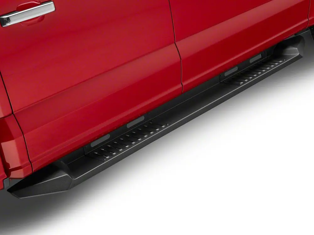 Heavy-Duty Steel Running Boards for 2015–2025 Ford F-150 SuperCrew – Textured Black Finish