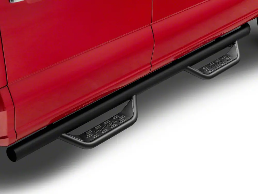 Barricade Tubular Drop Steps – Fine Textured Black Finish for 2015–2025 F-150 SuperCrew