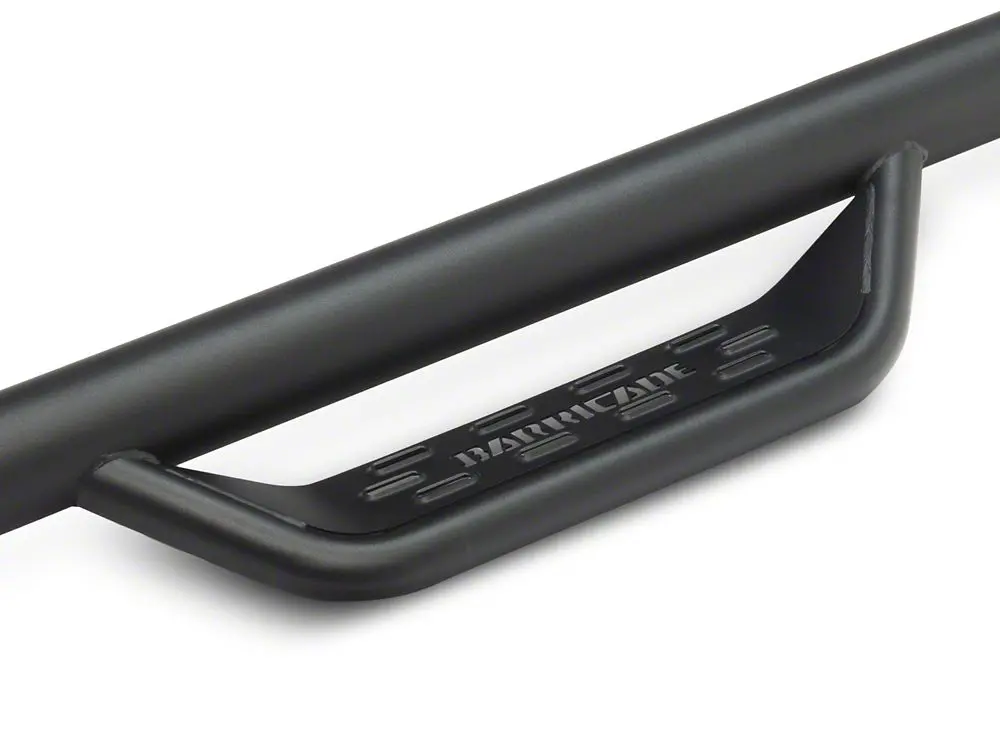 Barricade Tubular Drop Steps; Fine Textured Black Finish (15-25 F-150 Supercab) 2
