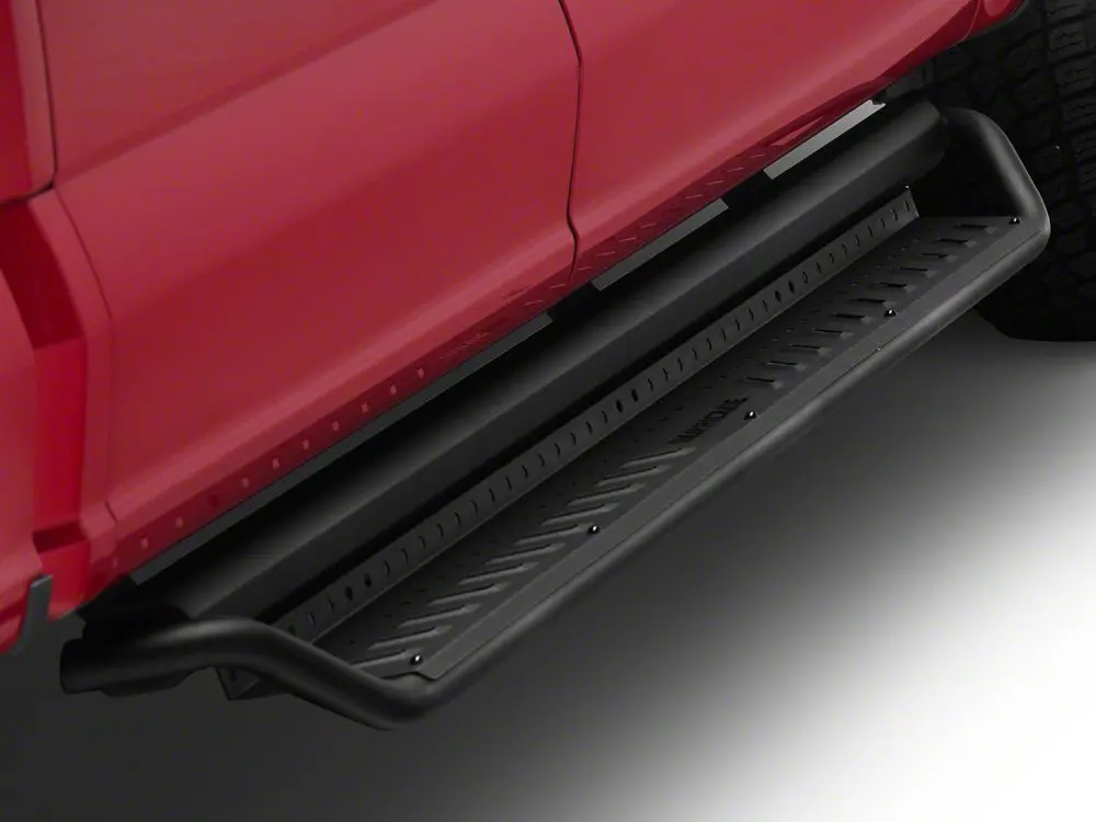 Barricade Open Trail HD Running Boards – Textured Black, Fits 2015–2025 Ford F-150 SuperCrew