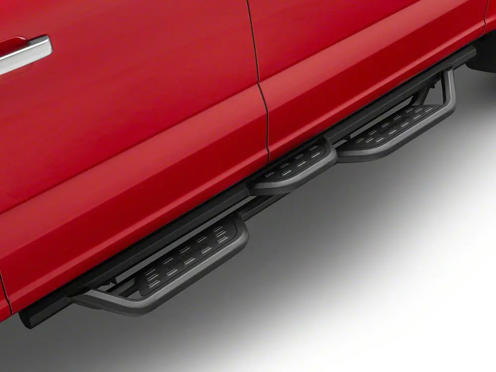 Barricade TCX HD Drop Side Step Bars – Textured Black, Fits 2015–2025 Ford F-150 SuperCrew
