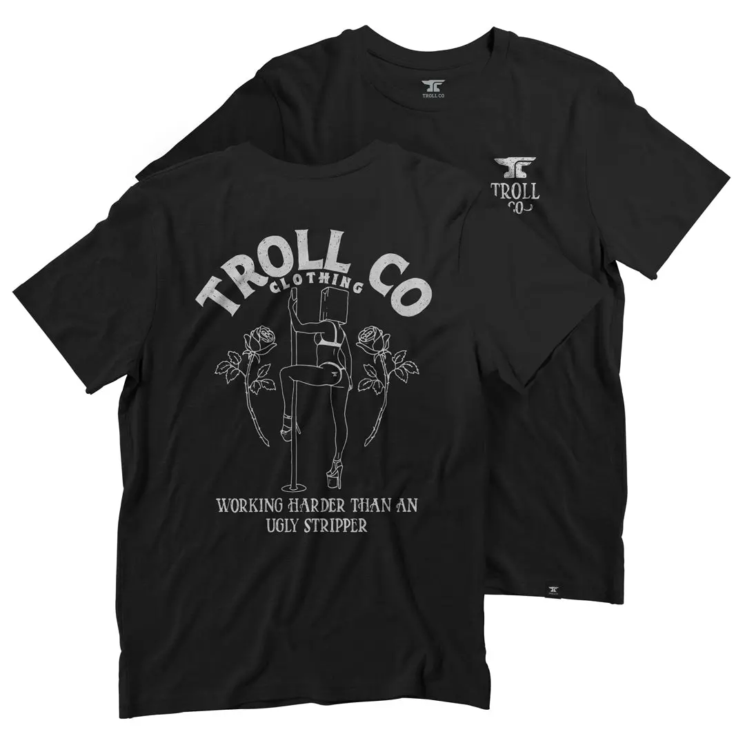 Whus Butterface Tee: Black 1