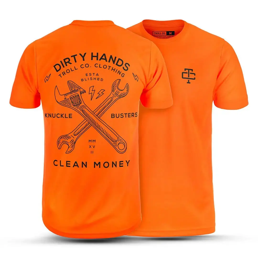 Men's Dhcm Twisting Wrenches Hi-Vis T-Shirt 1