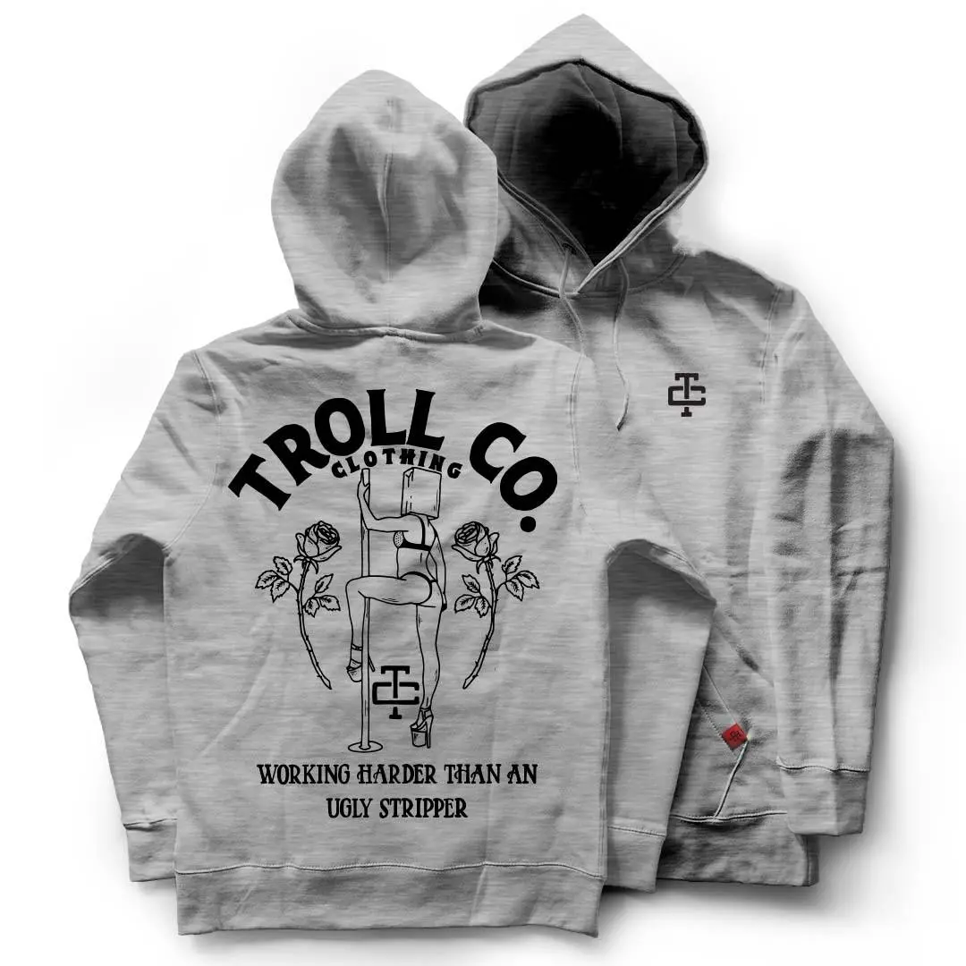 Whus Butterface Hoodie: Grey 1