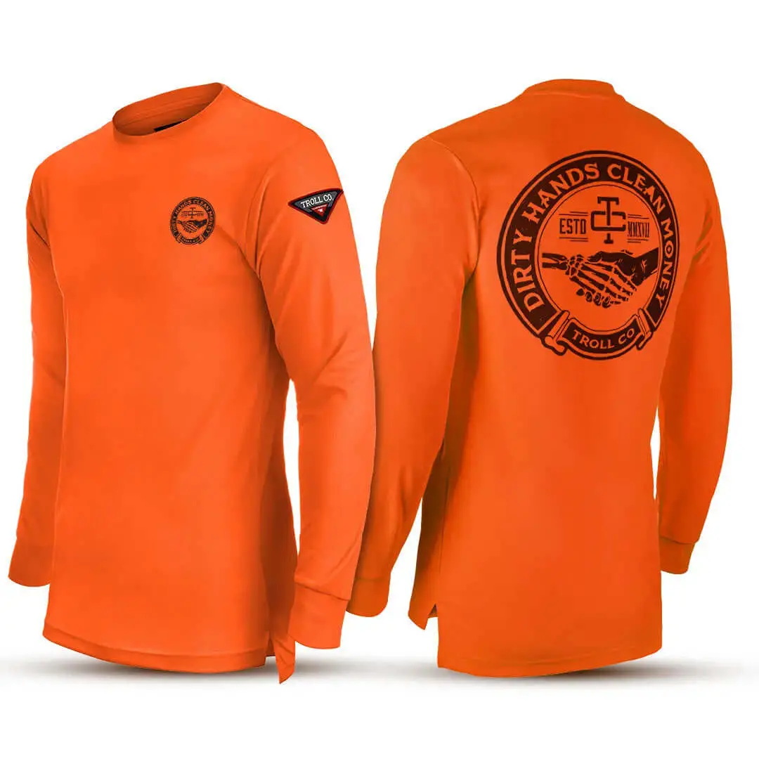 Men's Dhcm Hi-Vis Haggler Long Sleeve T-Shirt 1