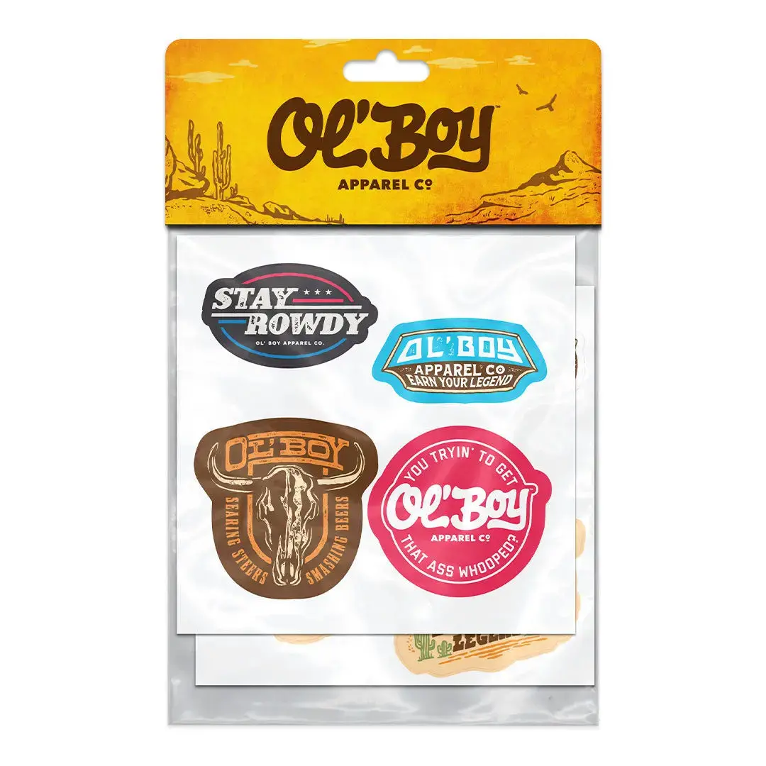 Ol' Boy Sticker Pack 1