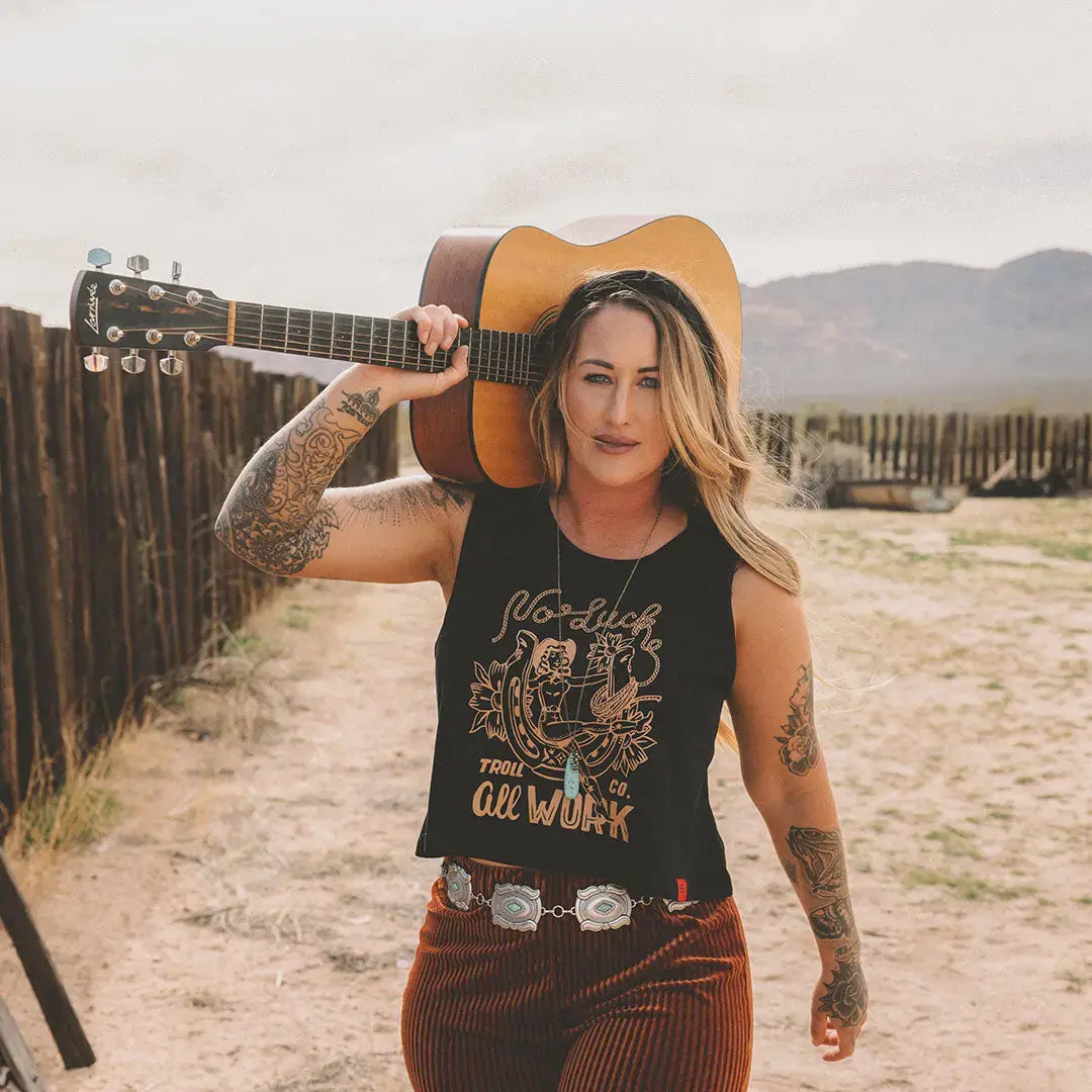 Women's Nolaw Cowgirl Crop Tank 1