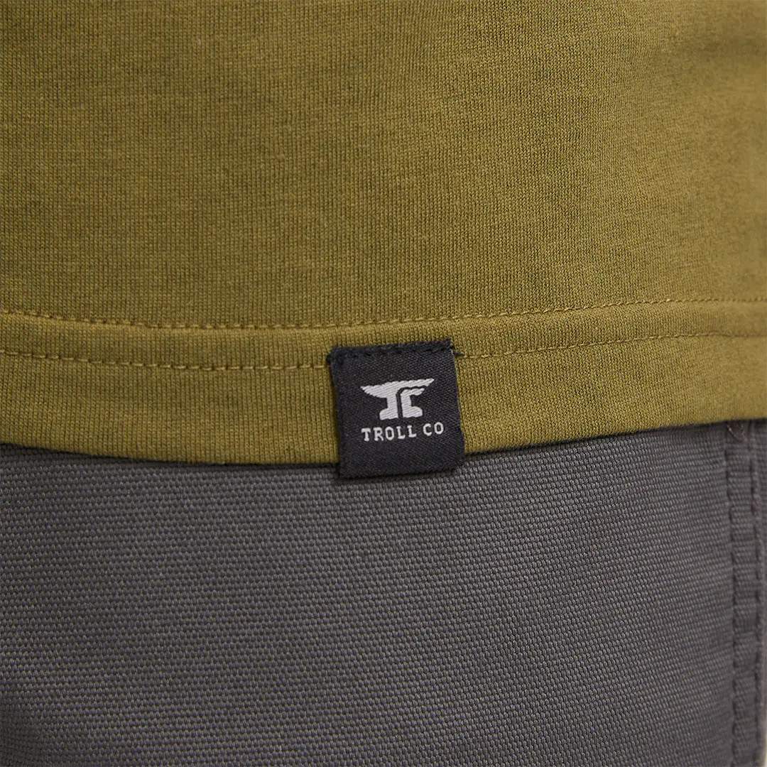 Men's Dhcm Twisting Wrenches T-Shirt, Military Green 6