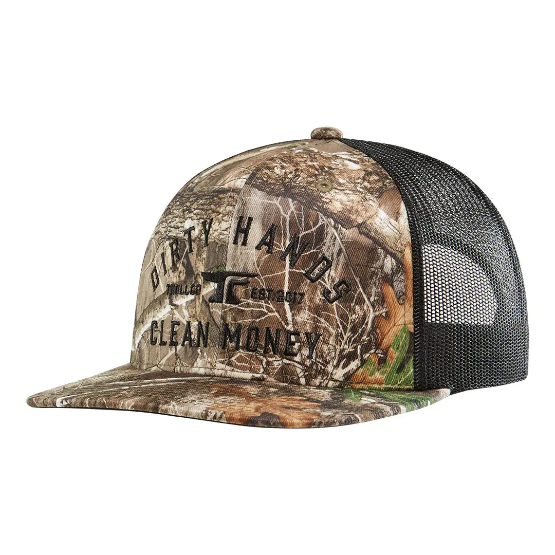 Dhcm Realtree Classic Trucker Hat - Realtree Edge/Black 1