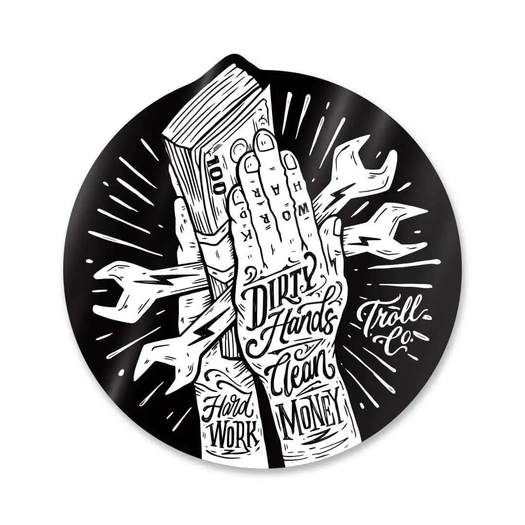 Dhcm Hard Work Sticker 1