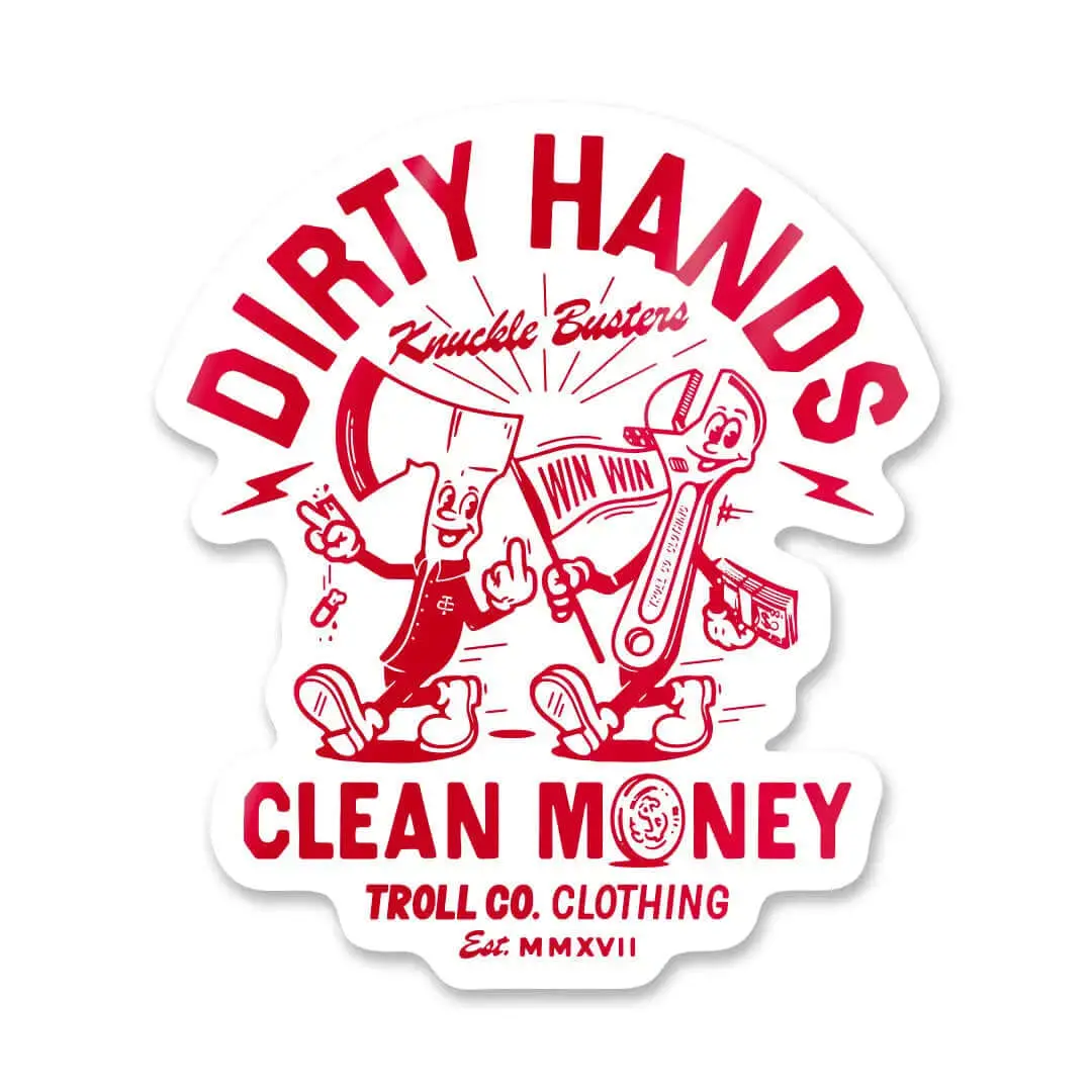 Dhcm Knuckle Bros Sticker 1