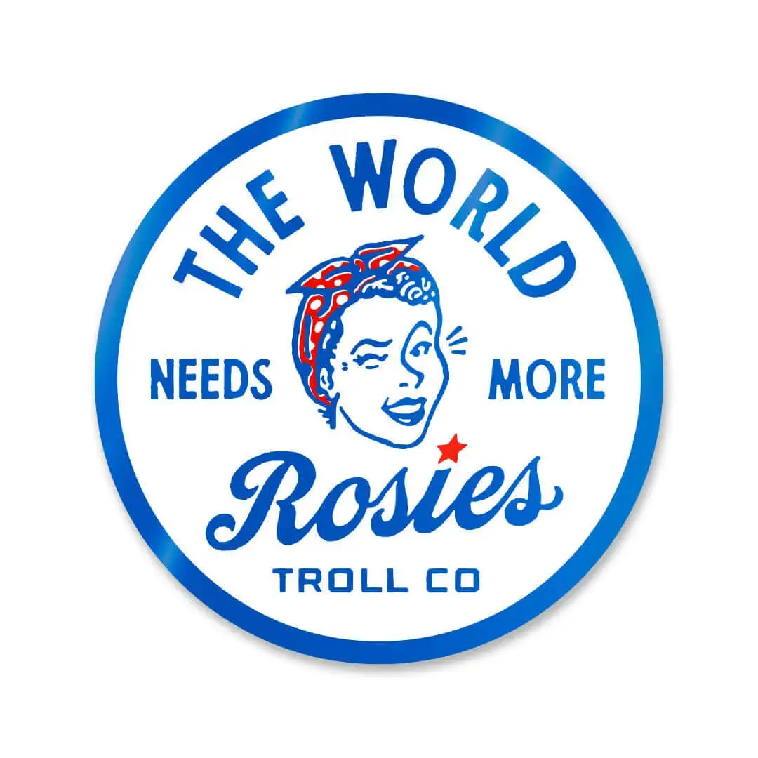Retro Rosie Sticker 1