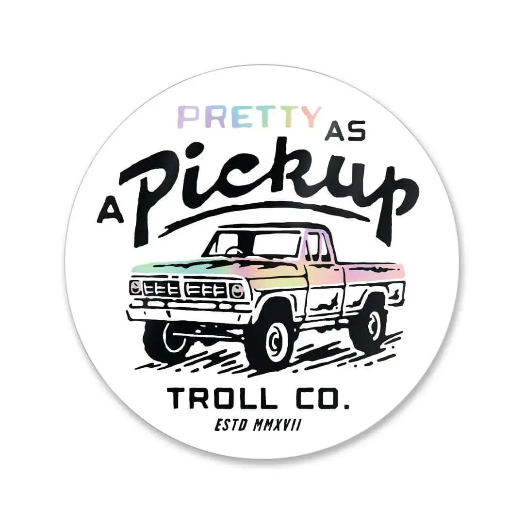 Pretty As A Pickup Sticker 1