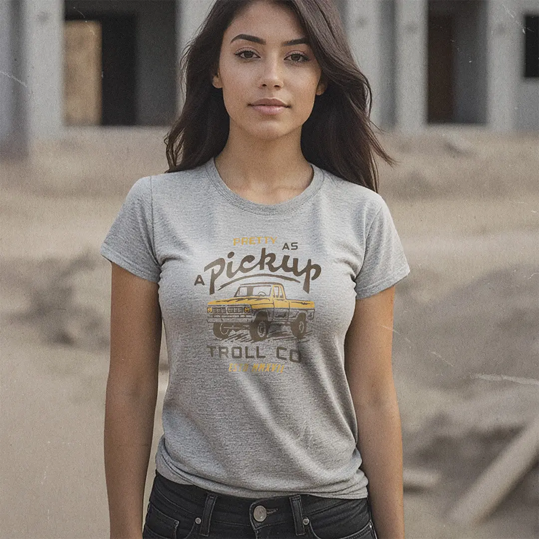 Women's Pretty As A Pickup T-Shirt 1