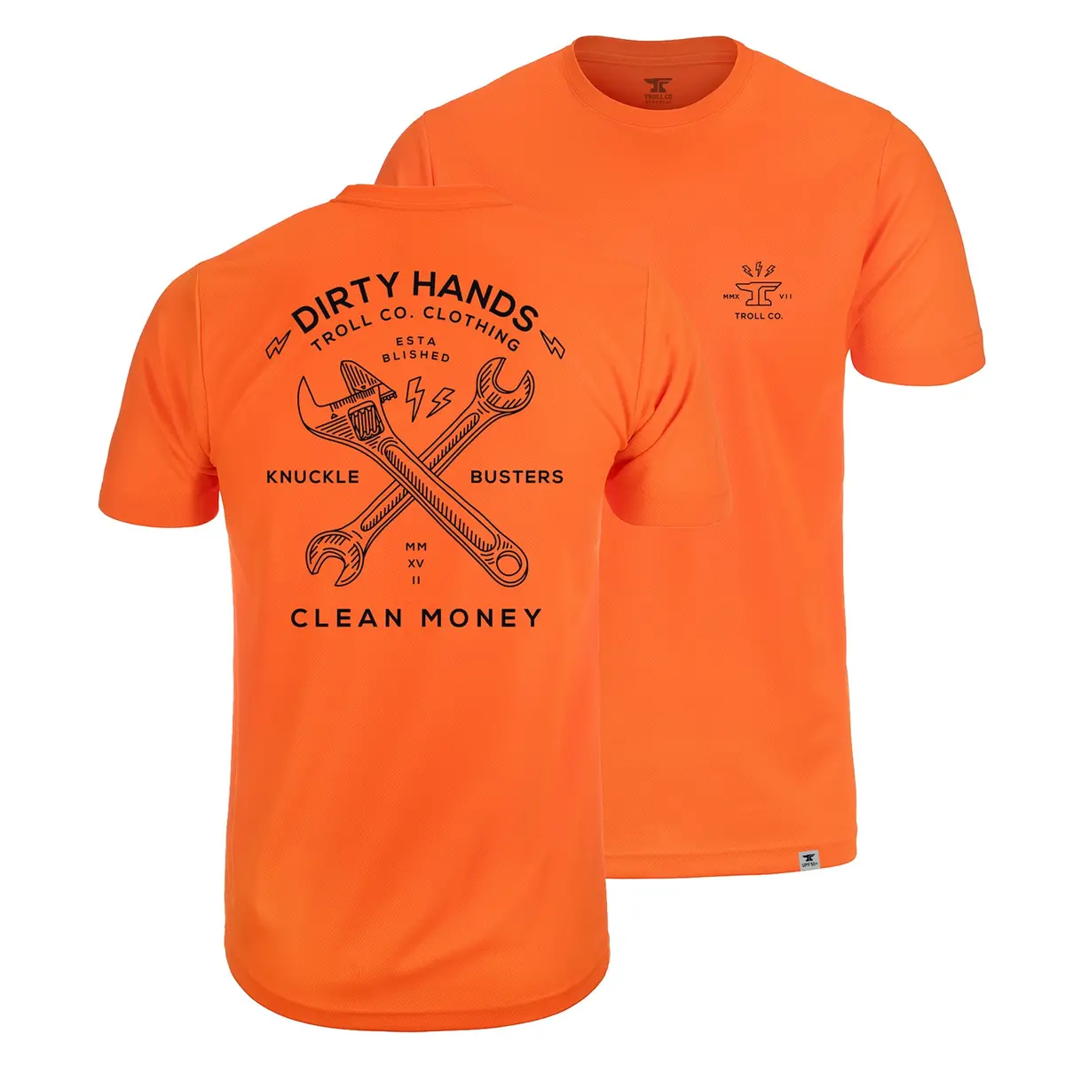 Men's Dhcm Twisting Wrenches Hi-Vis T-Shirt 1
